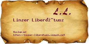 Linzer Liberátusz névjegykártya